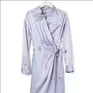 Work Once! Banana Republic silk wrap dress
